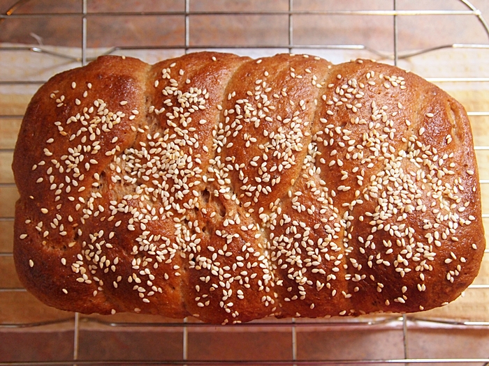 Spelt Bread after baking