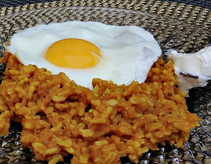 Lentil Rice with Sunny Side Up