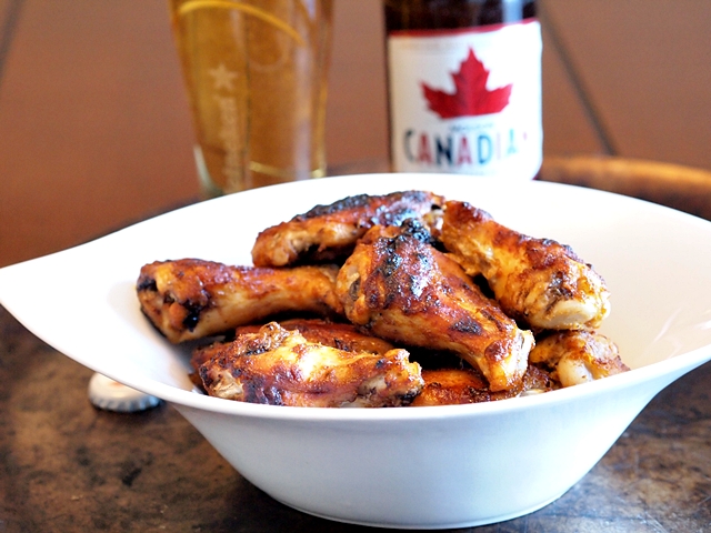 Baked Maple Chicken Wings